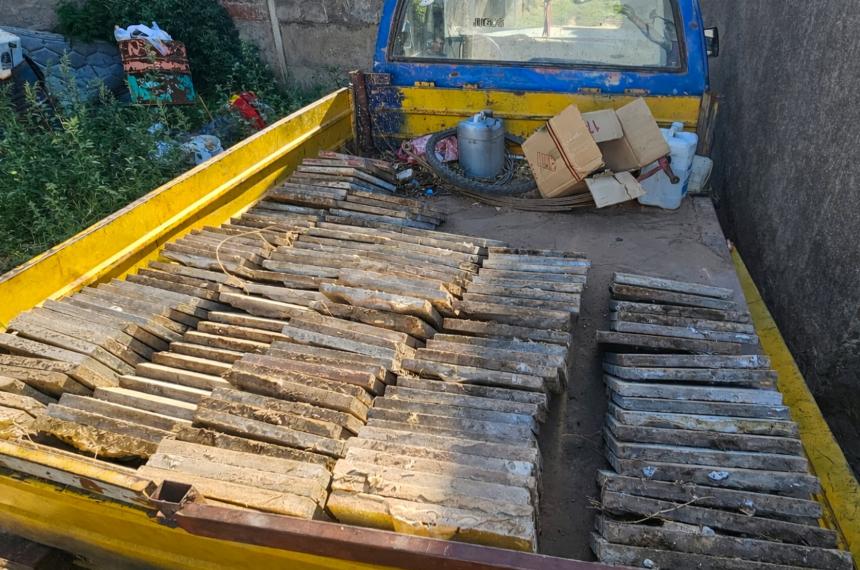 La carga secuestrada por la Seccional Primera