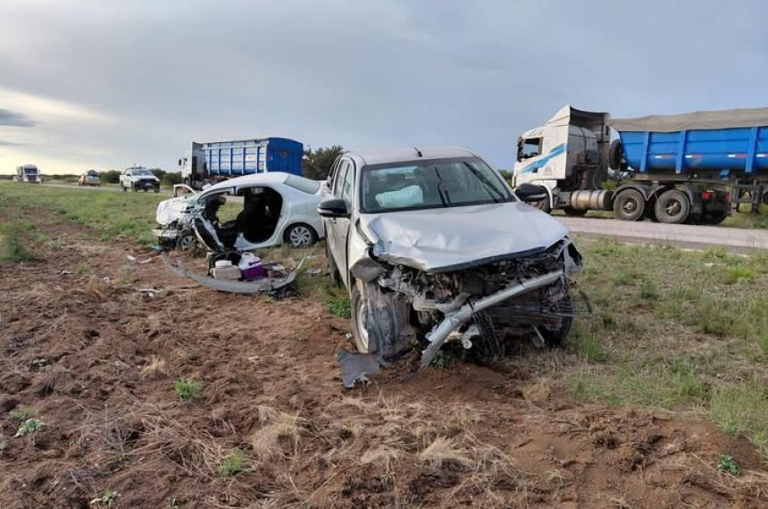 El siniestro vial ocurrió sobre la Ruta 143