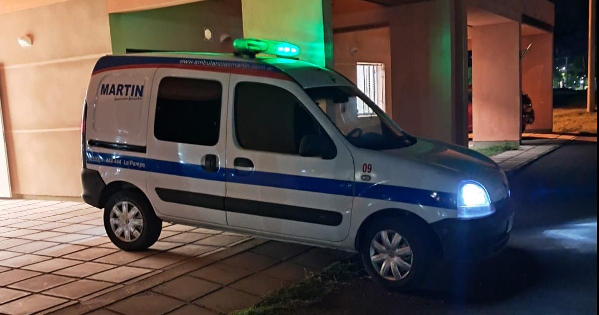 El momento en que trasladan el cuerpo de la menor de Alpachiri a General Acha