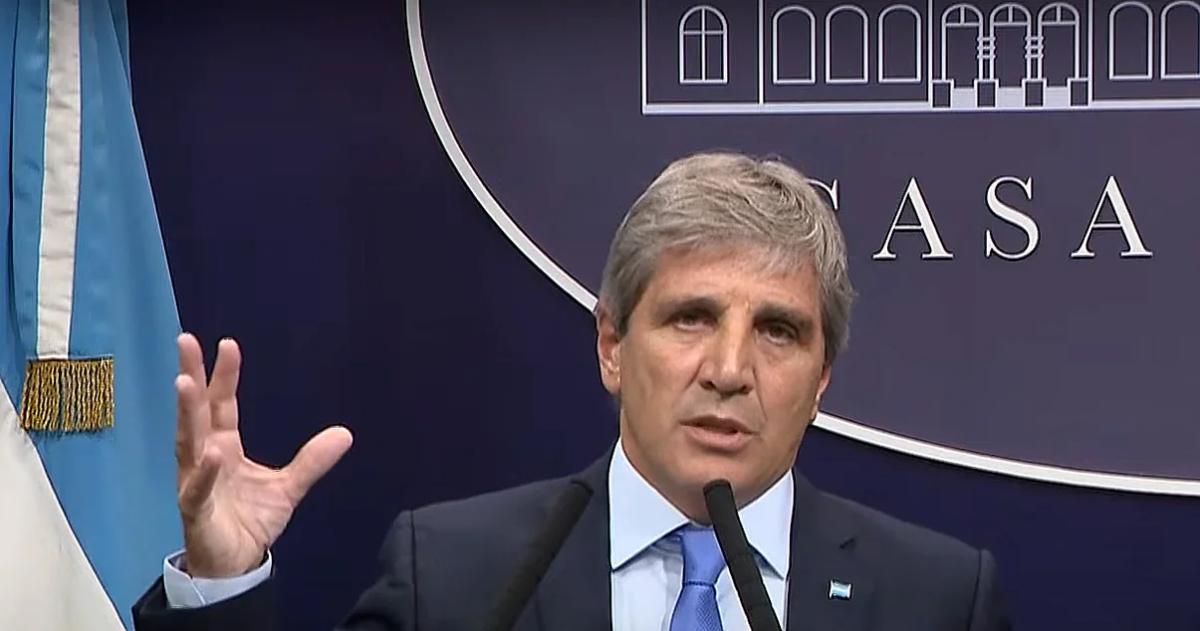 El Ministro de Economía Luis Caputo anticipó que la inflación de febrero ser� por debajo del 29-en-porciento-