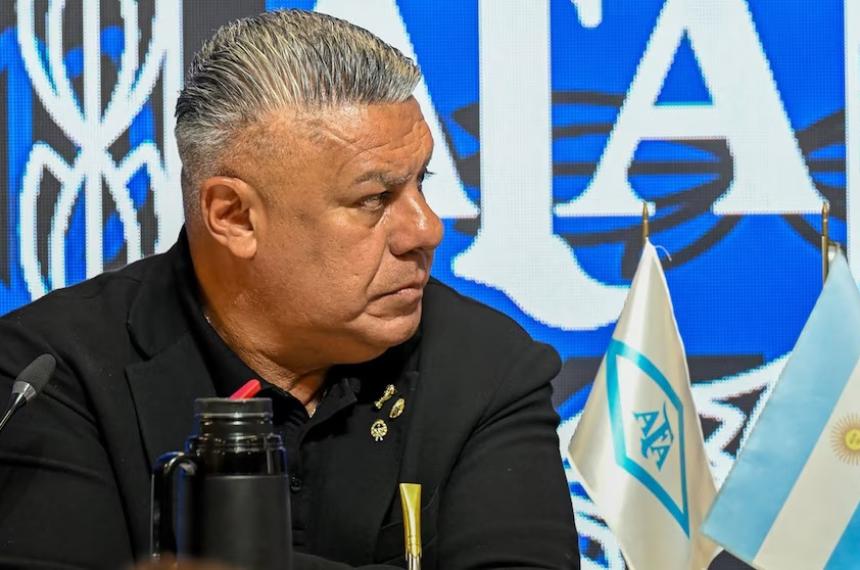 Claudio Tapia durante la �ltima reunión del Comité Ejecutivo de AFA en la que se decidió hacer un paro en el f�tbol argentino