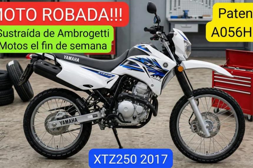 También se llevaron una Yamaha XTZ 250 usada