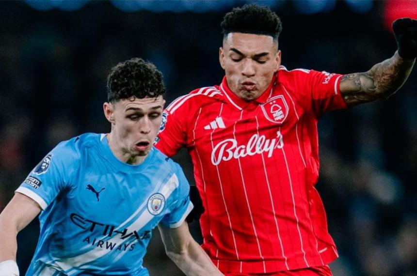 iexclBombazo en el Etihad El City pinchoacute ante el Forest y el Arsenal ya acaricia la Premier