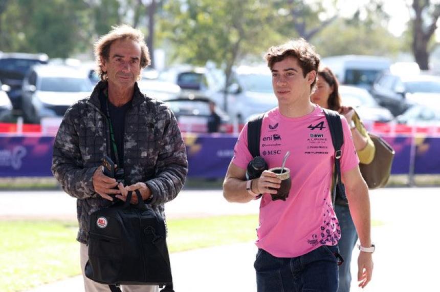 Colapinto y su primer contacto en Australia