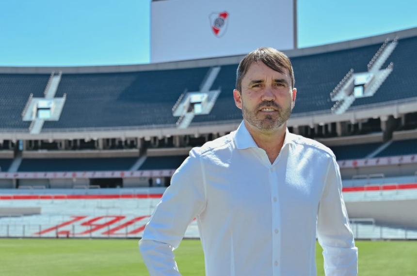 Chacho fue presentado como DT  de River
