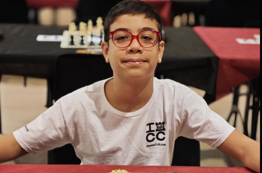 Faustino tiene apenas 12 años