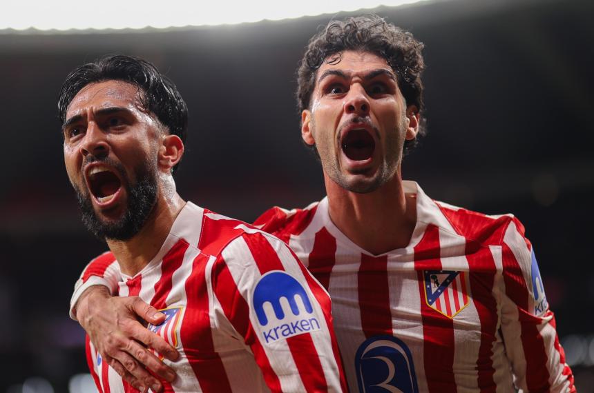 Nicol�s Gonz�lez anotó dos goles para los de Simeone