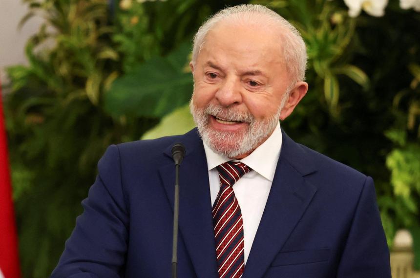 El presidente de Brasil Luiz Inacio Lula da Silva