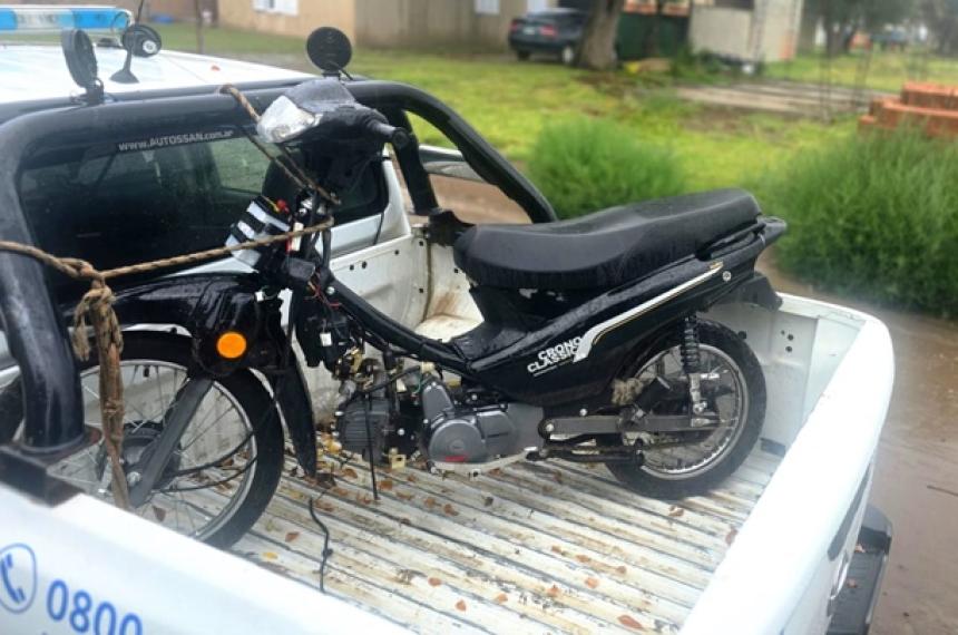 La moto fue recuperada por la policía y ser� devuelta a sus propietarios