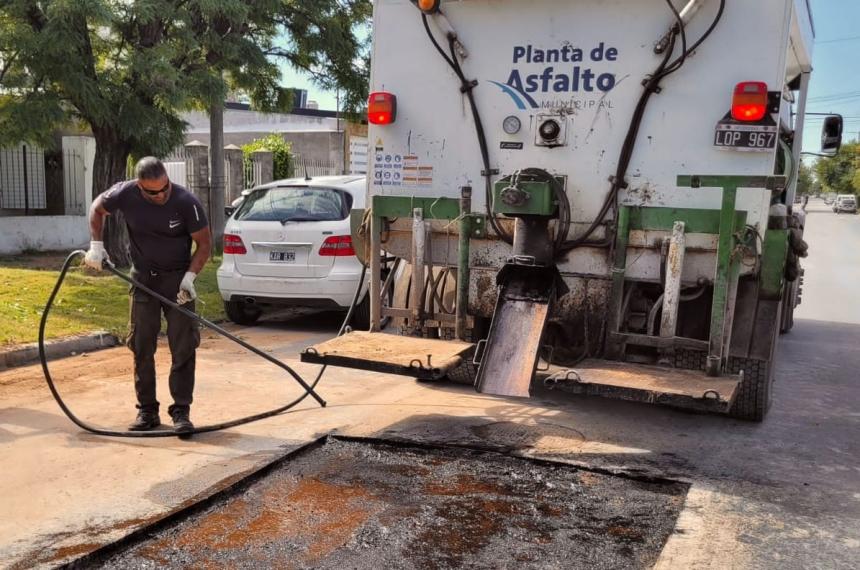 Las obras contin�an en Santa Rosa