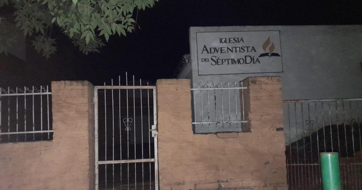 La iglesia robada en la zona norte de la capital pampeana