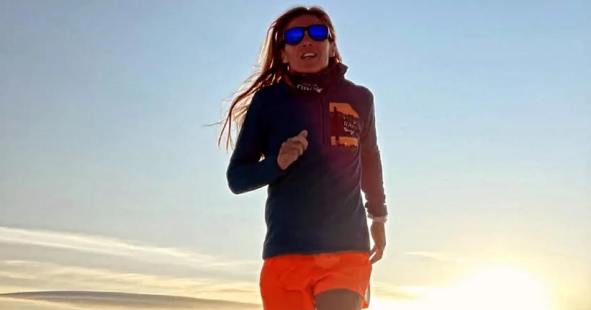 La maaratonista Candela cerrone logró un emotivo triunfo en Malvinas