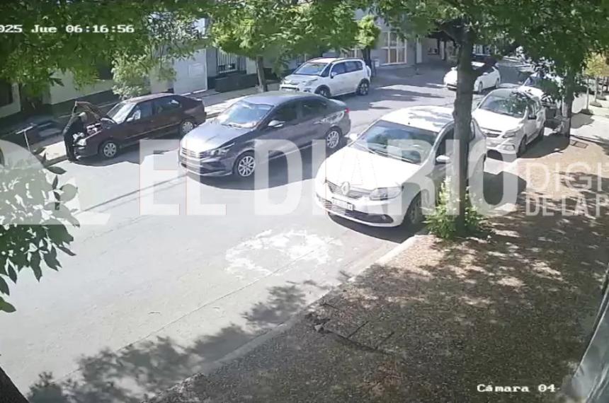 El Fiat Cronos que surgió en la investigación del violento robo en la calle Juan XXIII