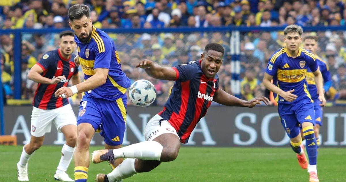 Última vez que se enfrentaron Boca y San Lorenzo- fue 3 a 2 a favor del Xeneize