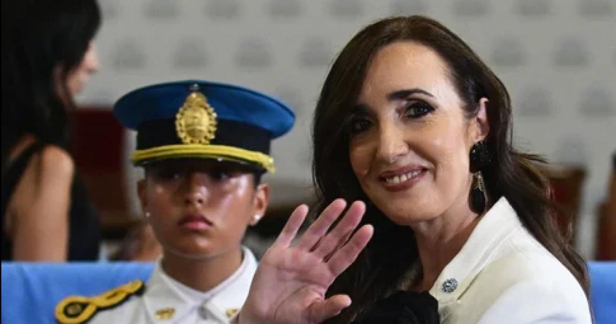 La vicepresidenta Victoria Villarruel