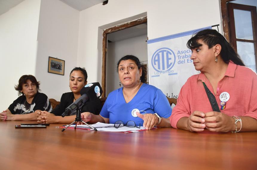 La conferencia de prensa realizada este jueves en ATE