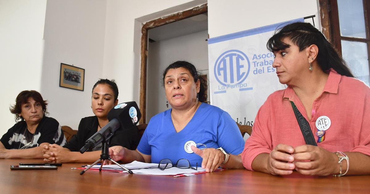 La conferencia de prensa realizada este jueves en ATE