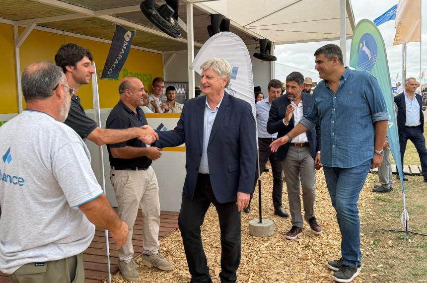 Bensusaacuten reivindicoacute la relacioacuten del Estado pampeano con el campo