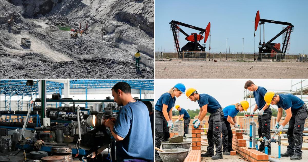 Las actividades vinculadas a recursos naturales y exportaciones -minería agro energía- conservan niveles de dinamismo mientras ramas orientadas al mercado interno -industria comercio y construcción- enfrentan mayores dificultades