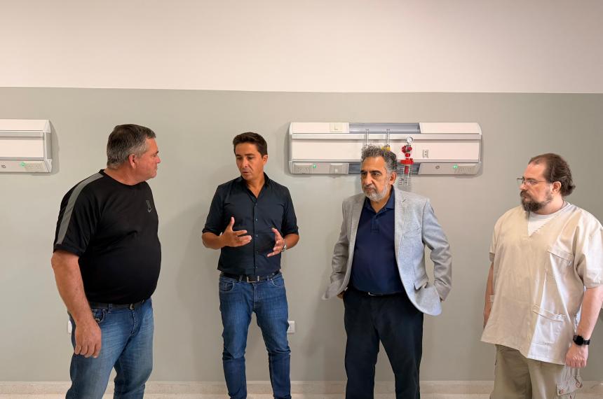 Autoridades provinciales visitaron el nuevo Centro de Salud
