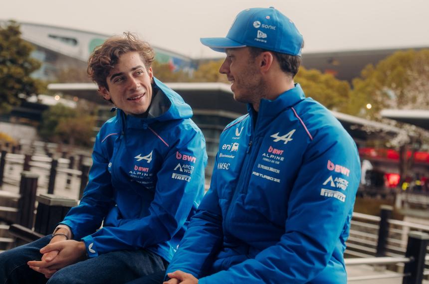 Colapinto y Gasly después del GP de China