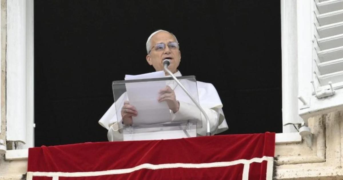 El Obispo de Roma habló desde la ventana de su despacho en el Palacio Apostólico