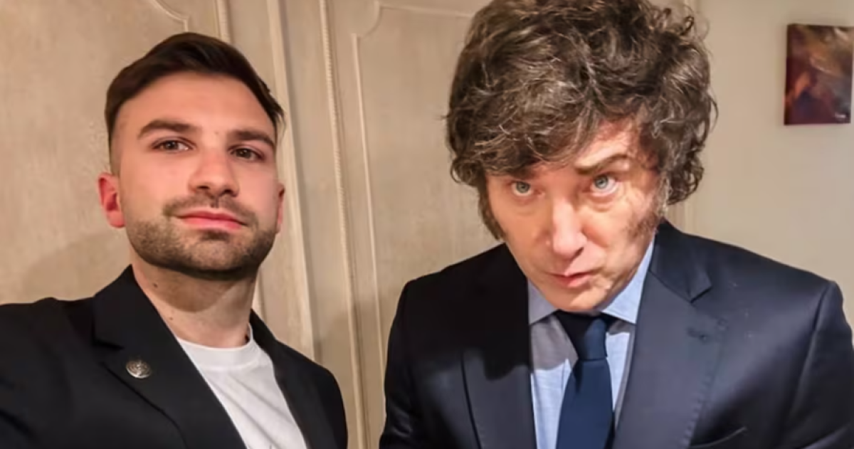 Milei y el empresario Novelli