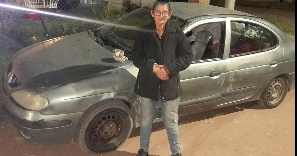 Ahora la familia espera la reparación de su auto