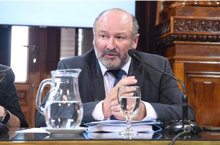 El senador radical pampeano Daniel Kroneberger