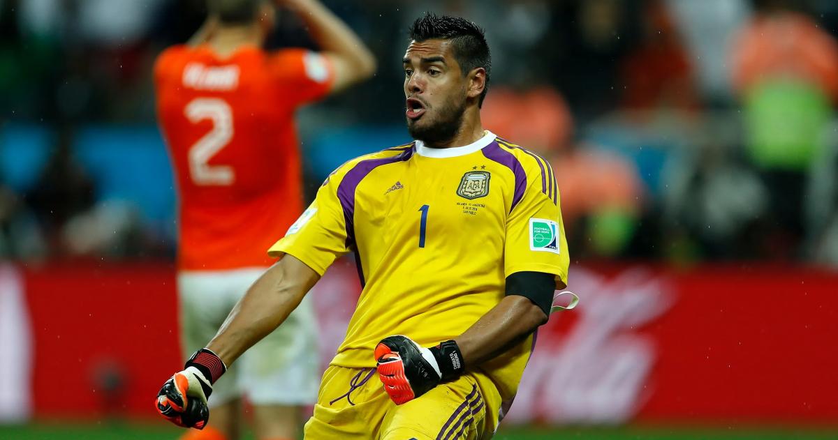Romero tuvo su gran momento en el Mundial 2014 donde fue finalista con la Selección Argentina
