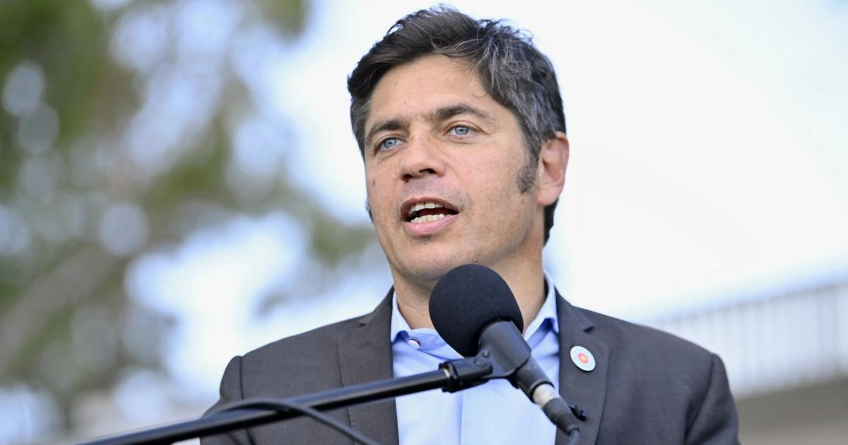 El gobernador de la provincia de Buenos Aires Axel Kicillof
