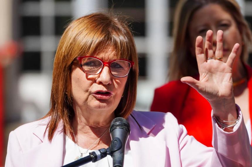 La senadora Patricia Bullrich criticó en duros términos a Cristina Kirchner por haber robado durante su Gobierno