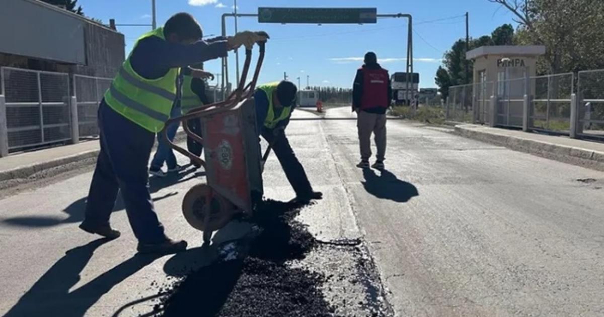 Los trabajos fueron realizados por personal del municipio de Catriel