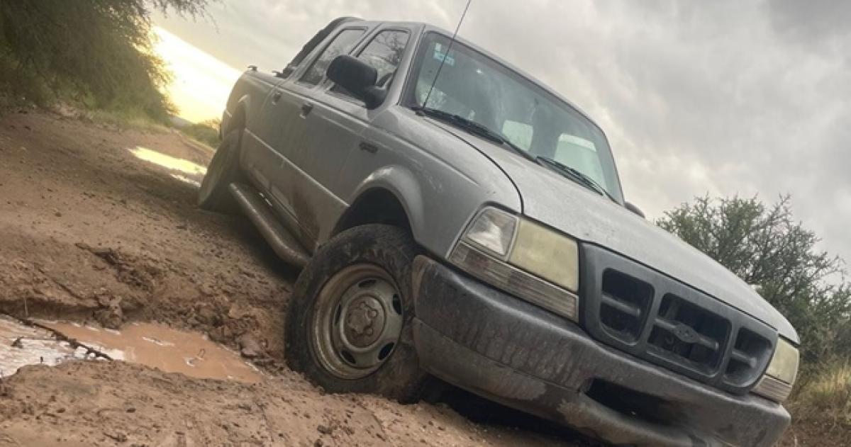 Las lluvias dificultaron �un m�s el tr�nsito por la zona de Naicó