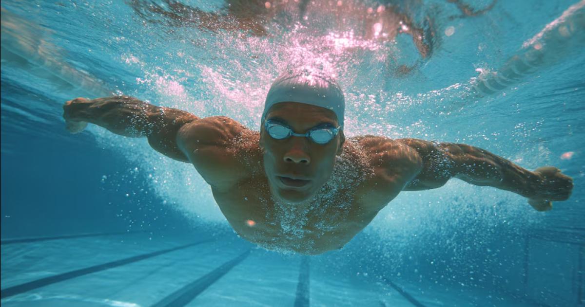 La natación ofrece una rutina de bajo impacto articular y alta eficiencia favoreciendo fuerza y tono muscular sin recurrir a pesas