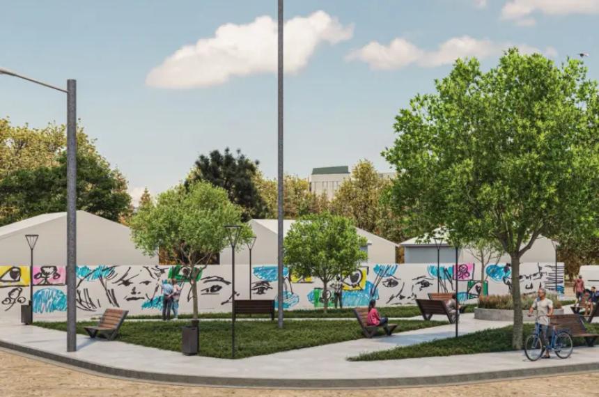 La nueva plaza que se inaugurar� en la capital pampeana