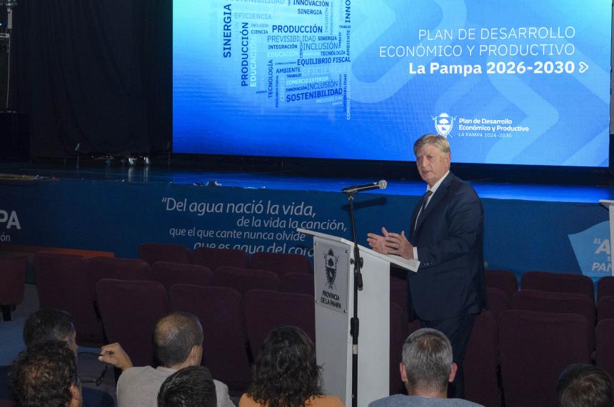 El plan es una hoja de ruta para el crecimiento de La Pampa