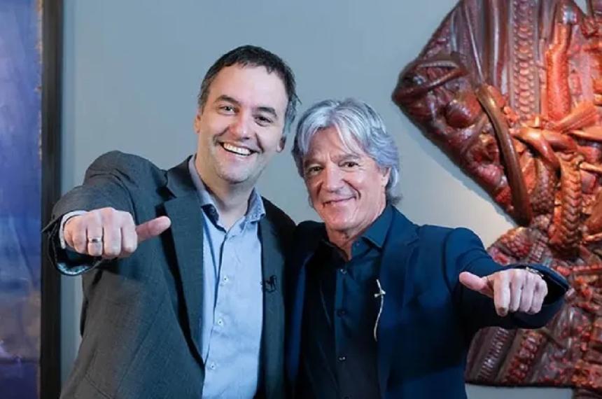 Adorni con Marcelo Grandio quien mantiene vínculos contractuales con medios p�blicos