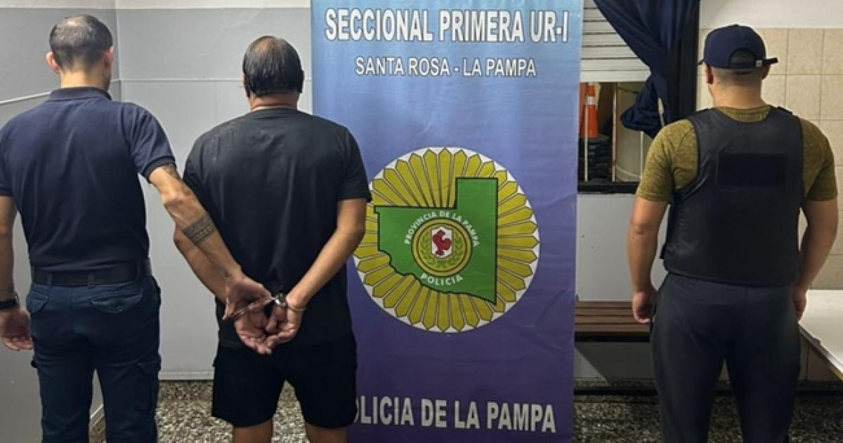 Personal de la Seccional Primera detuvo al sospechoso