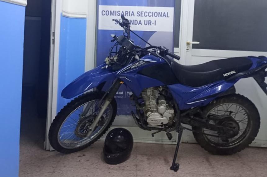 La moto fue robada frente a una vivienda en la calle Neuquén