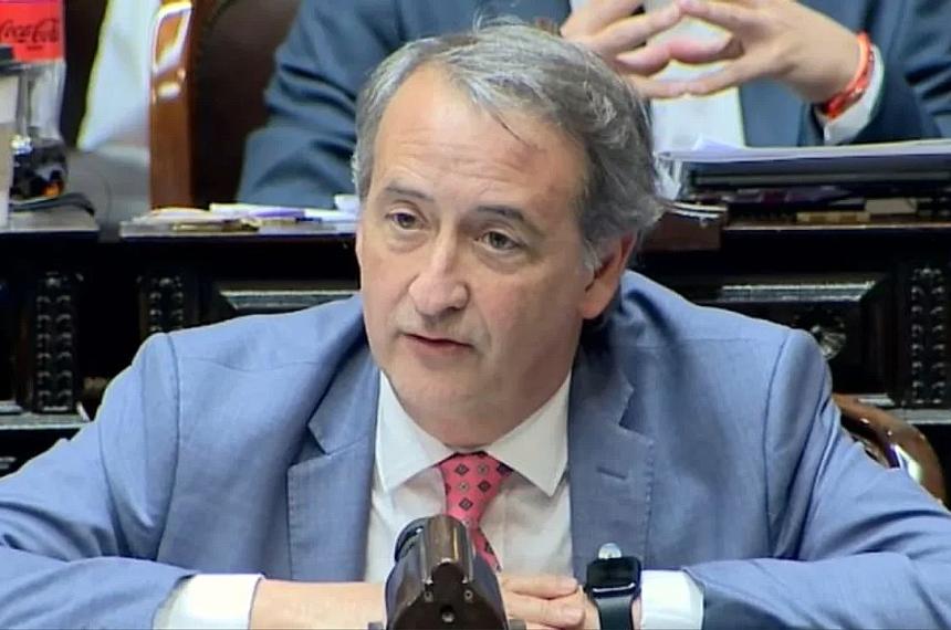 Nicol�s Mayoraz (diputado LLA) presidente de la comisión de Asuntos Constitucionales