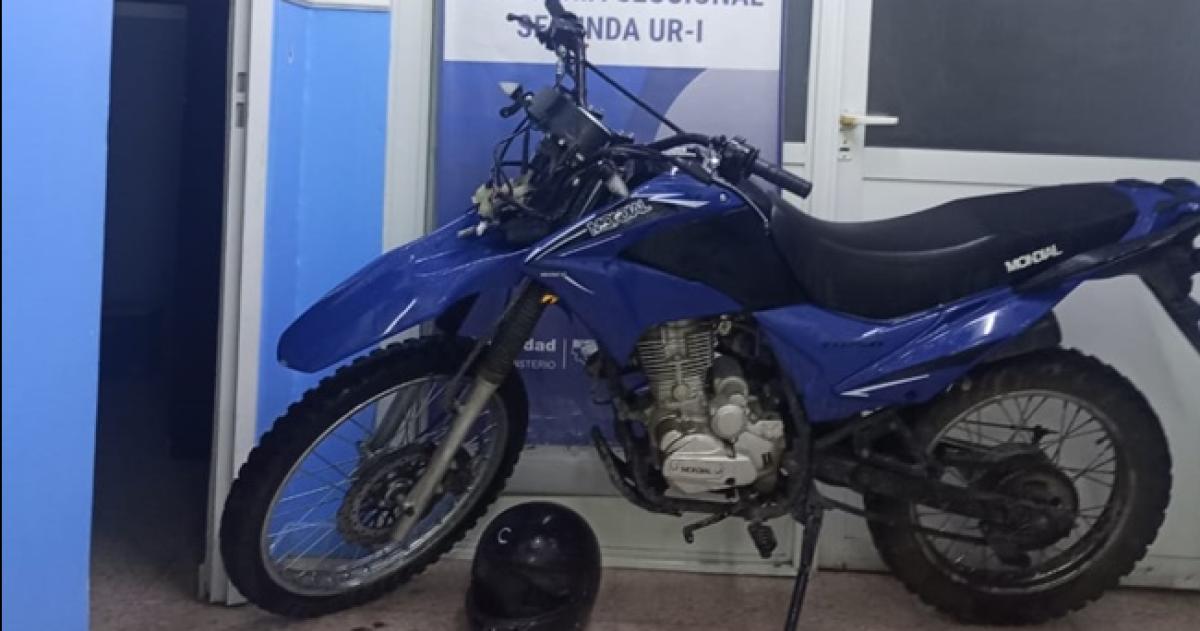 La moto fue robada frente a una vivienda en la calle Neuquén