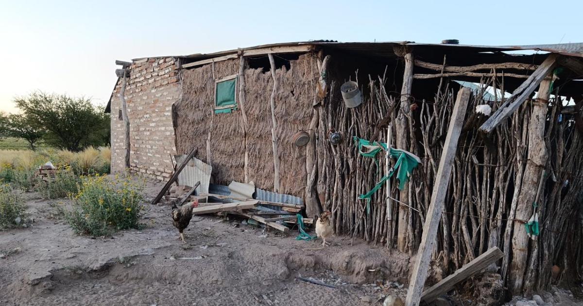 La casa del campo en donde ocurrió el hecho