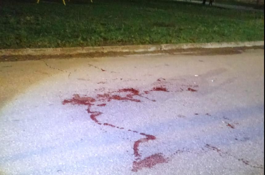 El sangriento episodio ocurrió ayer por la tarde en la intersección de Chacabuco y Paran�