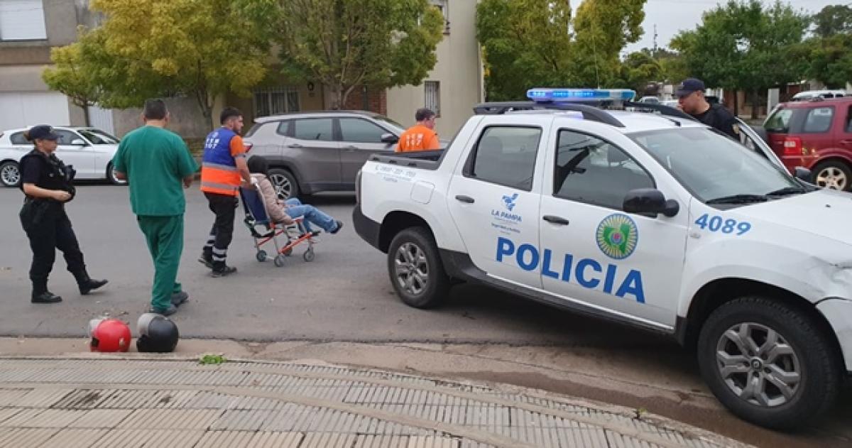 El herido fue trasladado al Hospital Centeno