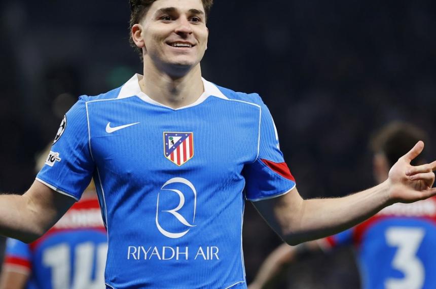 El argentino Juli�n Álvarez pieza clave en el equipo del Cholo Simeone