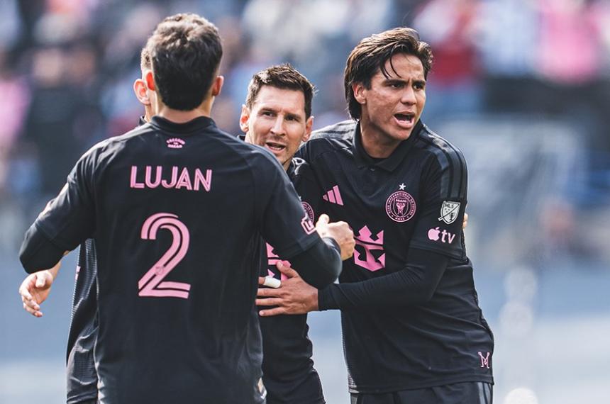 Messi marcó de tiro libre uno de los goles de Inter Miami