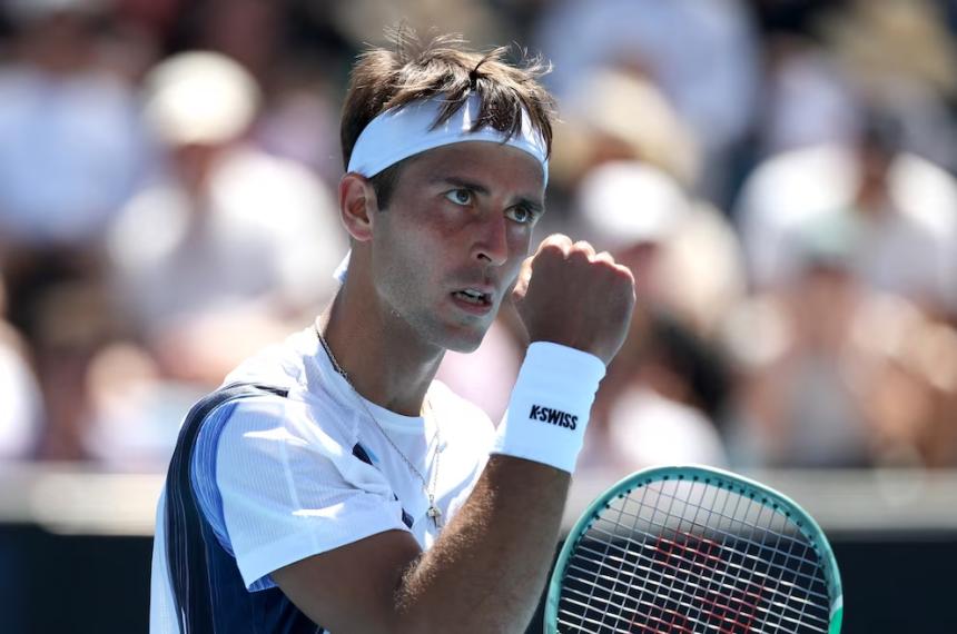 Gran victoria del tenista platense en el Miami Open