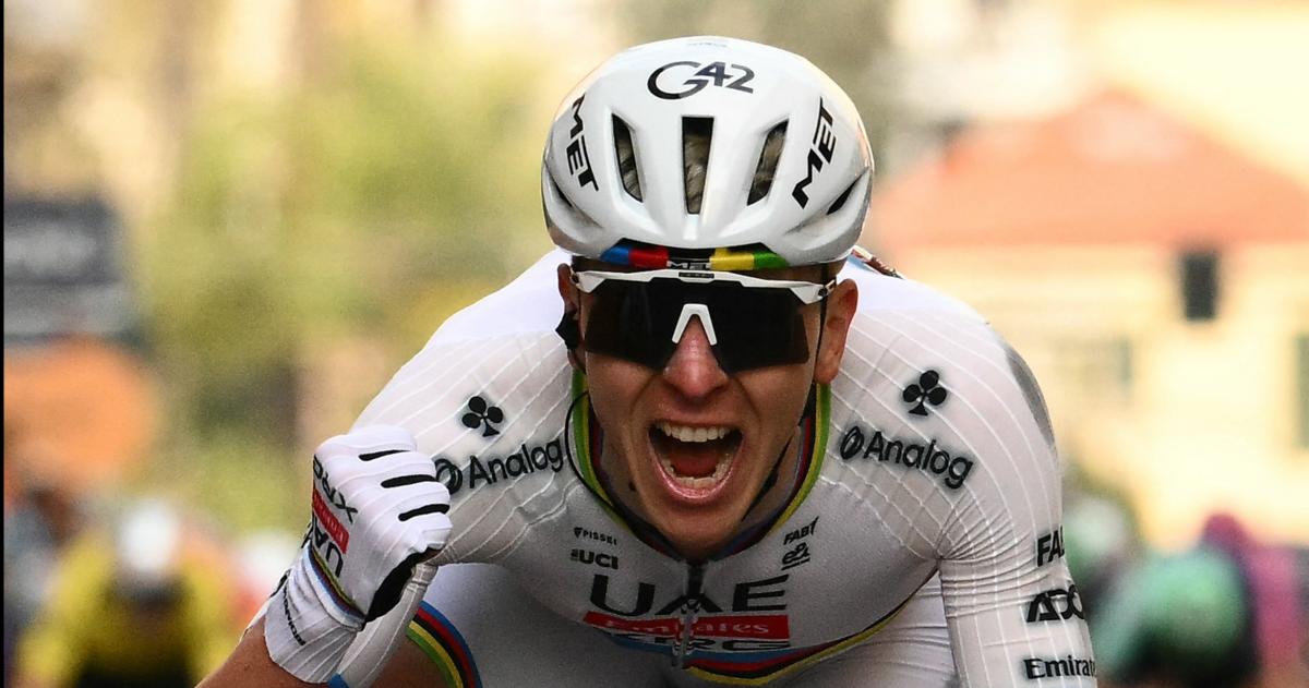 Tadej Pogacar enorme en Italia