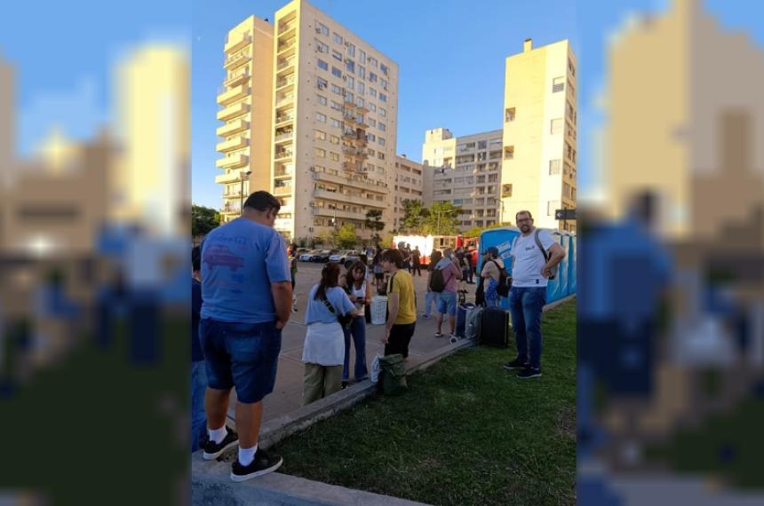 Los habitantes del complejo de viviendas Estación Buenos Aires fueron evacuados